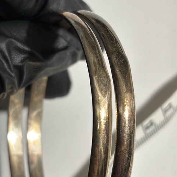 Two vintage silver bangles - Picture 4 of 8